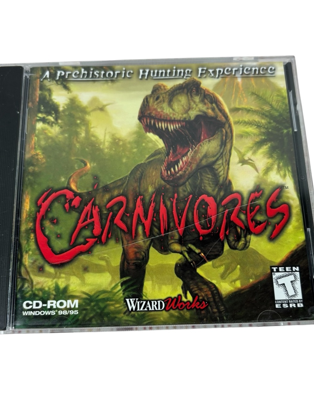 CARNIVORES Prehistoric Hunting Experience (1998 PC CD ROM) W/Instruction Manual